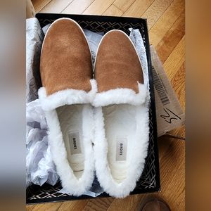 Birdies suede slip ons